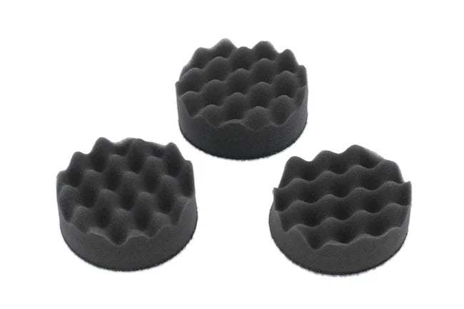 Connect Finishing Corrugated Velcro Black Pad 3pc - CPL
