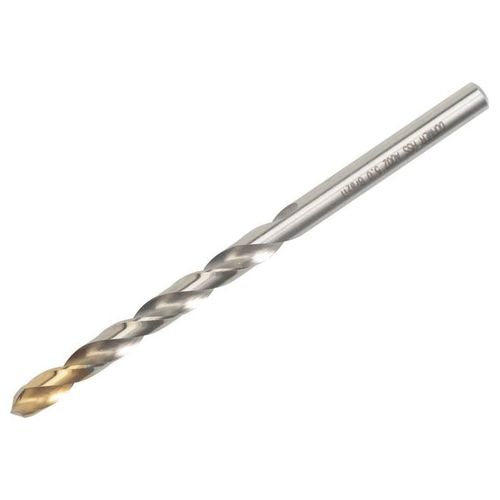 Dormer A002 HSS-TiN Coated Jobber Drill 5.00mm OL:86mm WL:52mm Dormer - Town Tools