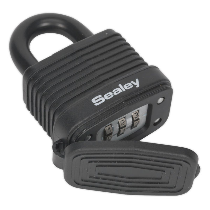 Sealey Steel Body Weatherproof Combination Padlock 42mm PL301CW Sealey - Town Tools 