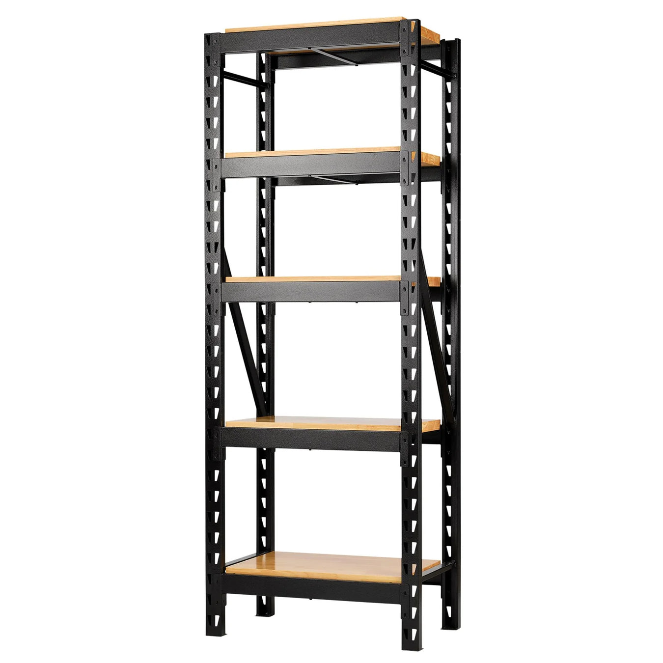 BUNKER 22 Piece Modular 5 Tier Racking with Hardwood Shelving, 750mm - image 1
