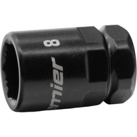 Sealey 1/4"Dr Go-Through Lock-on Low Profile Socket 8mm AK2112-05