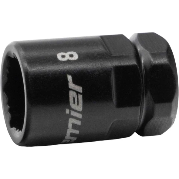 Sealey 1/4"Dr Go-Through Lock-on Low Profile Socket 8mm