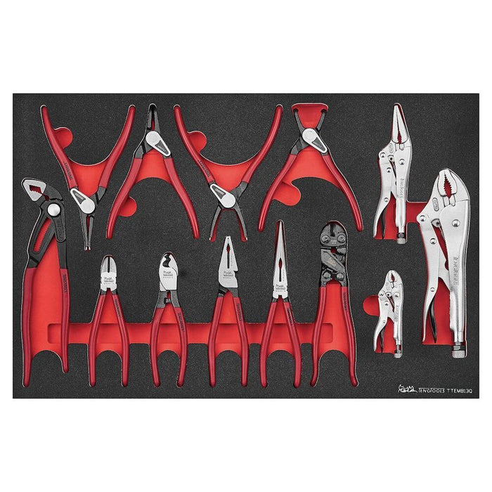Teng Tools Plier Set Q FOAM4X4 13 Pieces Teng Tools - Town Tools 