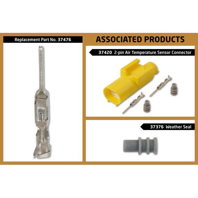 Connect Non-Insulated Male Terminals 100pc 37476 Tool Connection - Town Tools 