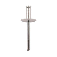 Tool Connection Large Flange Rivet 4.8mm x 25.4mm 200pc 32787