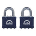 Squire 35T Stronglock Card (2) Padlocks 38mm Open Shackle Keyed Squire - Town Tools