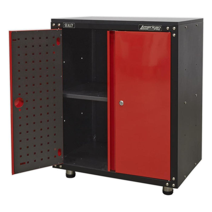 Sealey Modular 2 Door Cabinet with Worktop 665mm APMS81 Sealey - Town Tools 