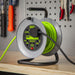 Sealey 15m Cable Reel with Thermal Trip 4 x 230V - Hi-Vis Green BCR153TG Sealey - Town Tools 