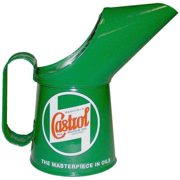 Castrol Classic Measuring & Pouring Jug - Green - 1/2 Pint Castrol - Town Tools 