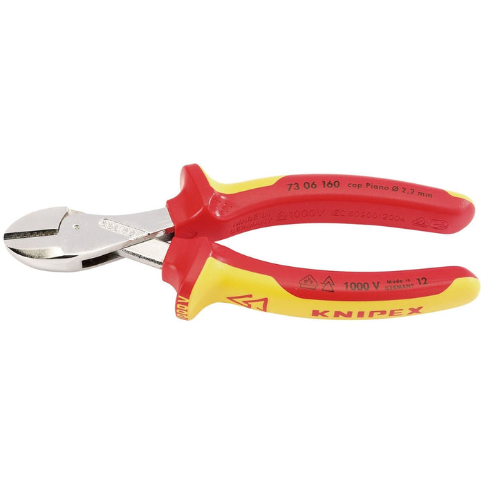 Draper Knipex 73 06 160SB VDE ' x CUT' High Leverage Diagonal Side Cutters 25885 Draper - Town Tools 