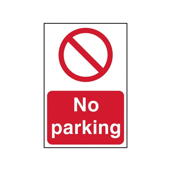 Scan No Parking - PVC Sign 200 x 300mm Scan - Town Tools