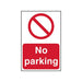 Scan No Parking - PVC Sign 200 x 300mm Scan - Town Tools