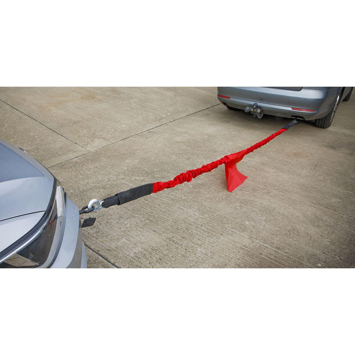 Sealey Tow Rope 5000kg Rolling Load Capacity TH5002 Sealey - Town Tools 