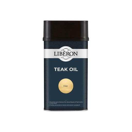 Liberon Teak Oil with UV Filters 1 litre Liberon - Town Tools