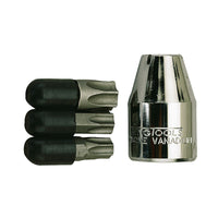 Teng Tools 5/16" Bit Set With 1/2" Coupler TX 4 Pieces