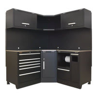 Sealey Premier Premier Corner Storage System with Stainless Worktop 1.7m