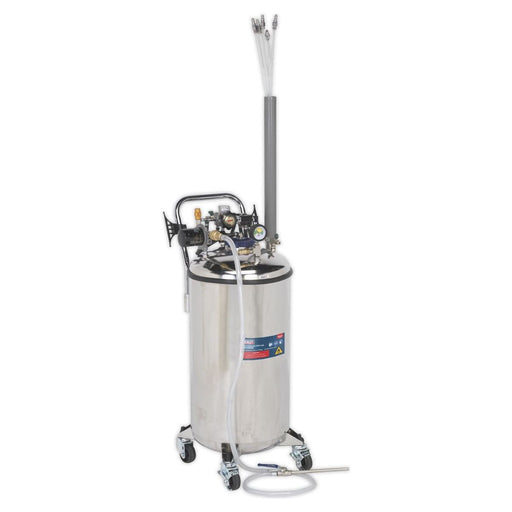 Sealey Fuel Tank Drainer 90L Stainless Steel TP201 Sealey - Town Tools 