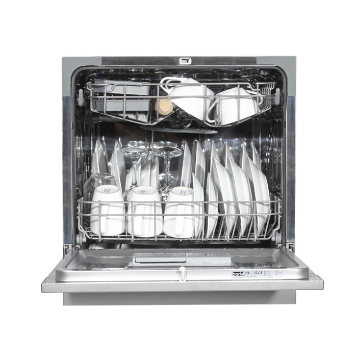 Baridi Tabletop Dishwasher 8 Place Settings 8L Capacity - Silver DH87 Baridi - Town Tools 