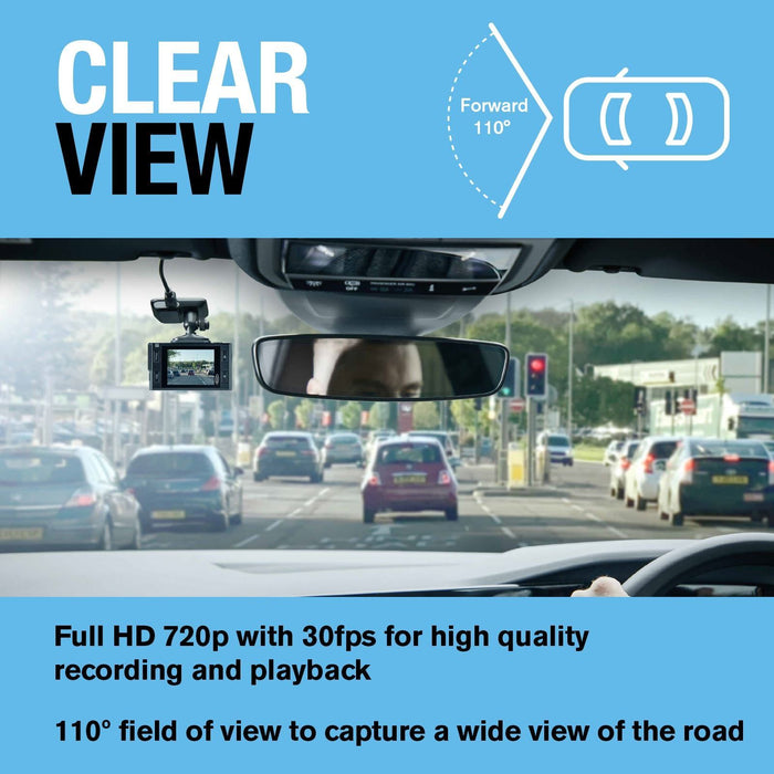 Ring Automotive RDC1000 Dash Cam WiFi HD 720p 30fps 2" Screen G-Sensor front car Ring Automotive - Town Tools 