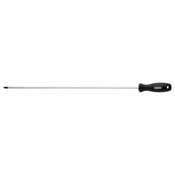 Draper Pozi Hard Grip Screwdriver, PZ2 x 450mm Draper - Town Tools