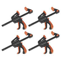 Sealey Ratchet Bar Clamp 150mm 4pc Set AK61014