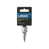 Laser Star Socket Bit 3/8"D T15 3166