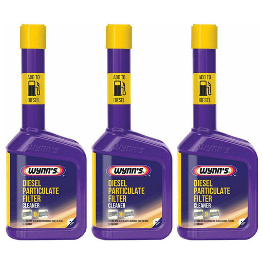 3x Wynns Diesel Particulate Filter DPF Cleaner Regenerator Ultra Fast 325ml Wynns - Town Tools 