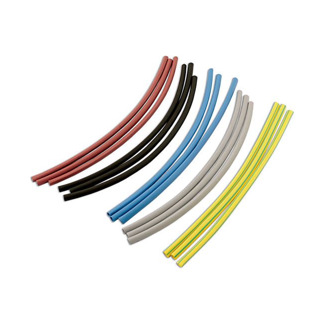 Tool Connection Assorted Coloured Heat Shrink Tubing 38.0mm 8pc 33064 Tool Connection - Town Tools 