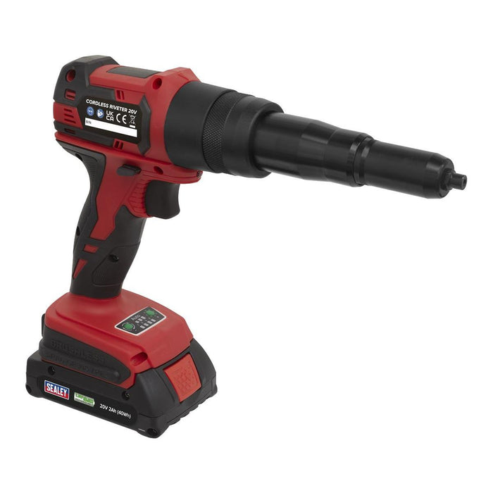 Sealey Cordless Riveter 20V 2Ah Lithium-ion CP314 Sealey - Town Tools 