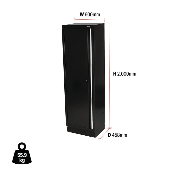 Draper BUNKER Modular Tall Floor Cabinet, 1 Door, 2000mm - MS400-1TC