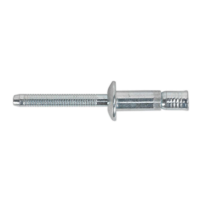 Sealey Steel Structural Rivet Zinc Plated6.3 x 32mm Pack of 100 MB6332 Sealey - Town Tools 