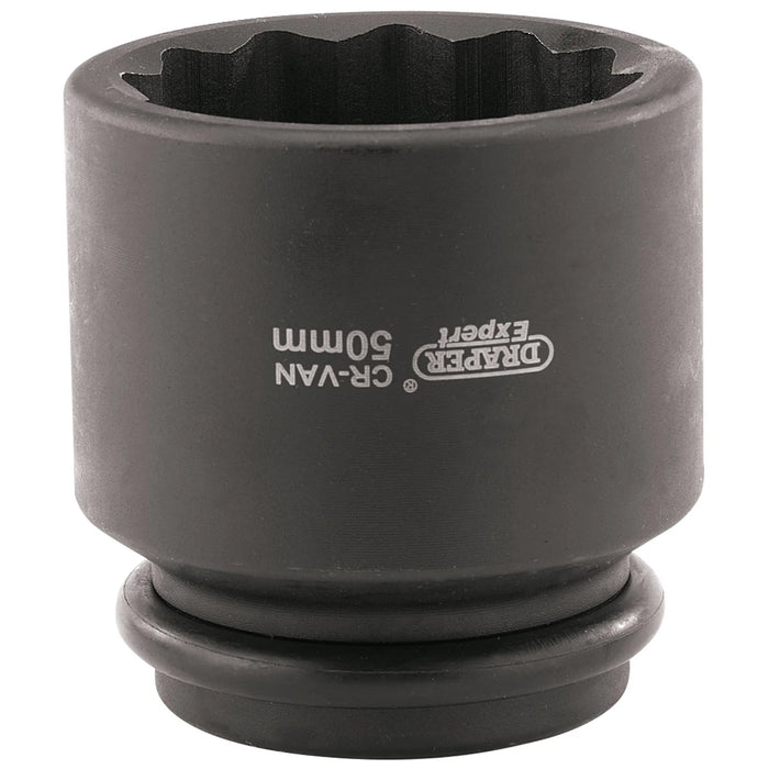 Draper Expert Hub Nut Impact Socket, . dr. 30-50mm