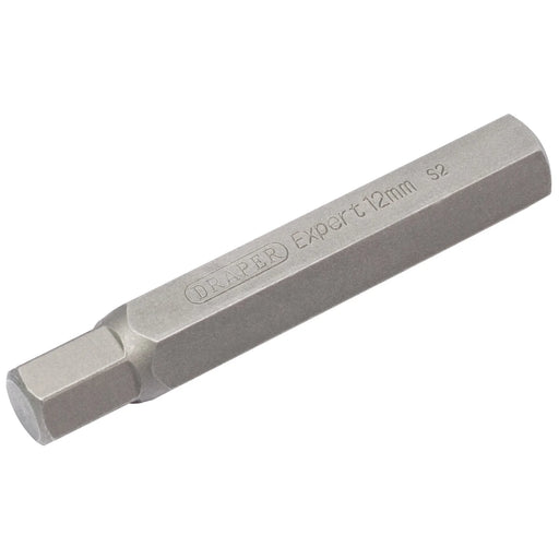 Draper Expert Hexagonal 10mm Insert Bit for Mechanics Bit Sets, 12mm x 75mm