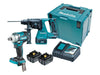 Makita DLX2372TJ Twin Pack 18V 2 x 5.0Ah Li-ion Makita - Town Tools