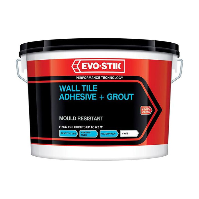 Evo-Stik Mould Resistant Wall Tile Adhesive & Grout 5 litre EVO-STIK - Town Tools