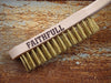 Faithfull Brass Scratch Brush, Three Row Faithfull - Town Tools