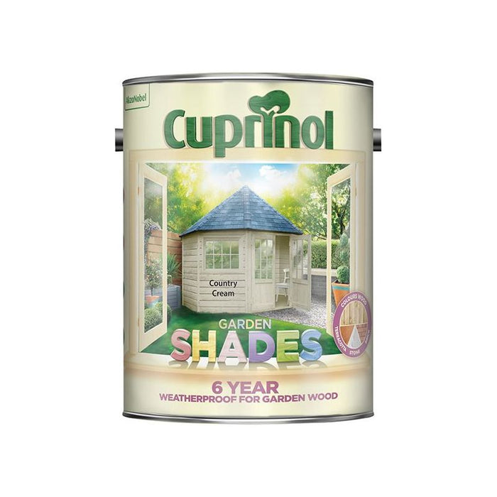 Cuprinol Garden Shades Country Cream 5 litre Cuprinol - Town Tools