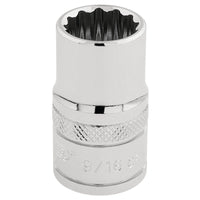 Draper Expert HI-TORQ® 12 Point Socket, Sq. Dr., 9/16" 1-3