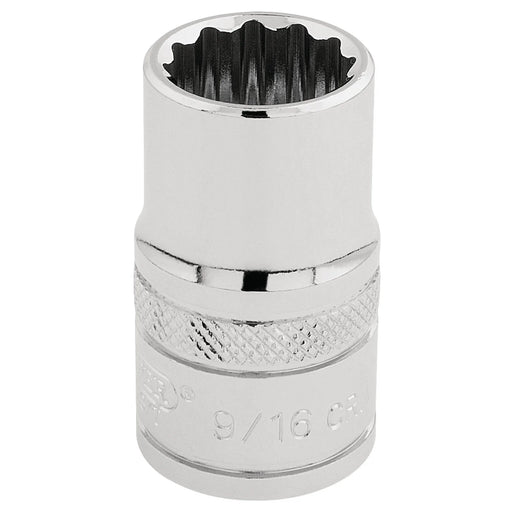 Draper Expert HI-TORQ® 12 Point Socket, Sq. Dr., 9/16" 1-3 - image 1