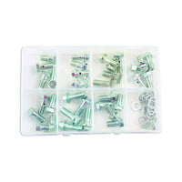 Connect Assorted Brake Hose Banjo Bolts M10 70pc 34154