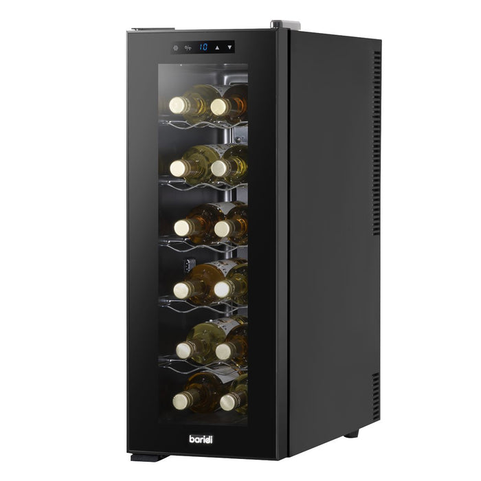 Baridi 12 Bottle Wine Fridge & Cooler - Black DH73