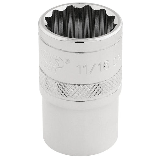 Draper Expert HI-TORQ® 12 Point Socket, Sq. Dr., 11/16" 1-3 - image 1