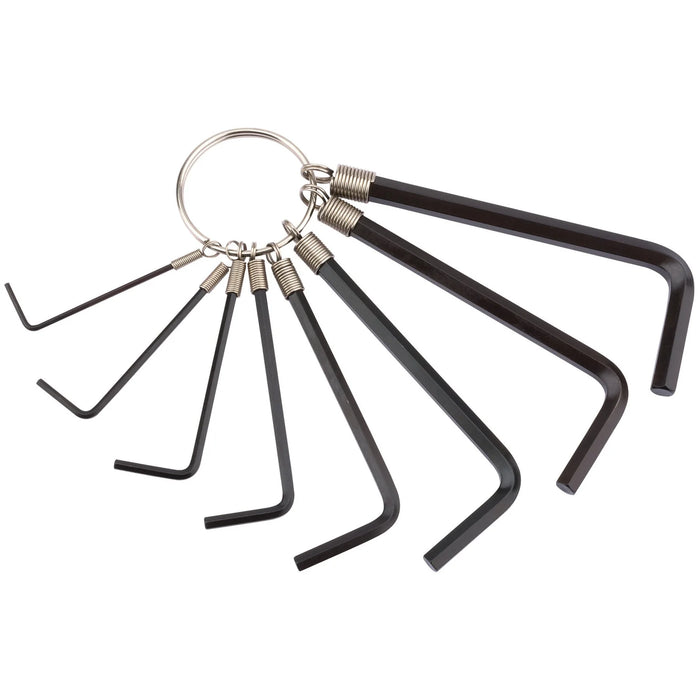 Draper Metric Hexagon Key Set (8 Piece) - TKR8M/B