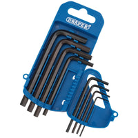 Draper Metric Hexagon Key Set with Storage Holder (8 Piece) - TKW8M/B