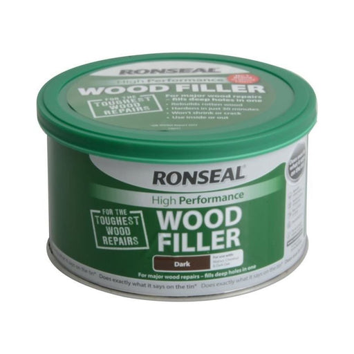 Ronseal High-Performance Wood Filler Dark 275g Ronseal - Town Tools