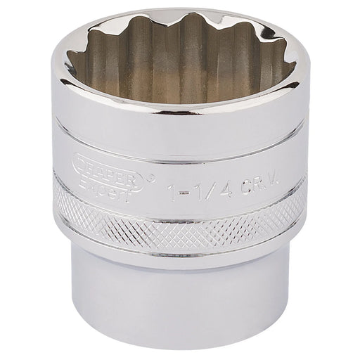 Draper Expert HI-TORQ® 12 Point Socket, 1/2" Sq. Dr., 1 1/4" - H-AF/B