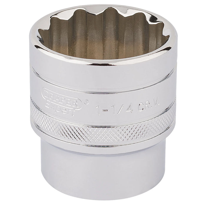 Draper Expert HI-TORQ® 12 Point Socket, 1/2" Sq. Dr., 1 1/4" - H-AF/B