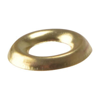Forgefix Screw Cup Washers Solid Brass Polished No.8 Bag 200