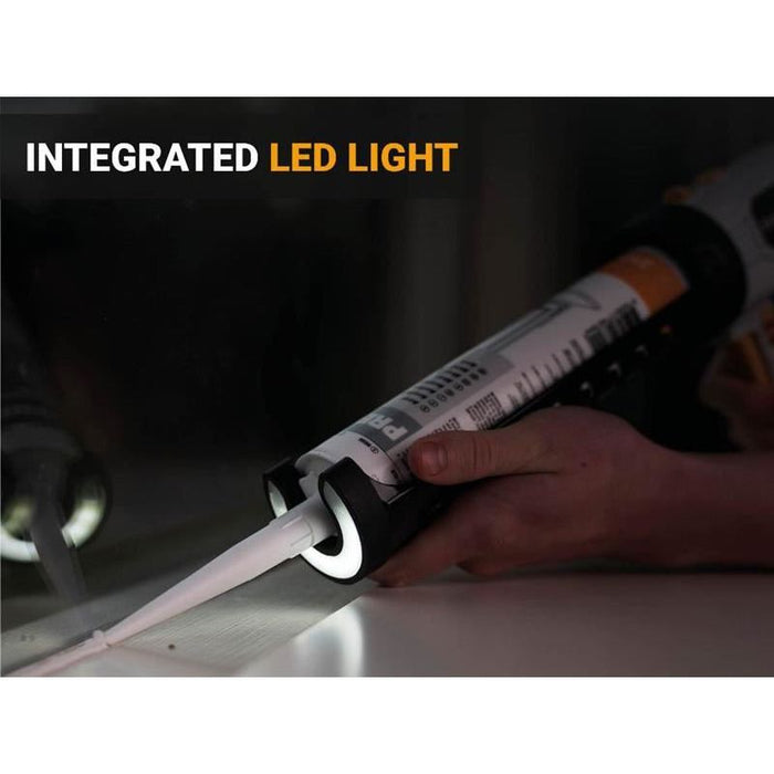 Batavia MAXXPUSH Caulking Gun with LED Light 6V (AA Batteries) Batavia - Town Tools