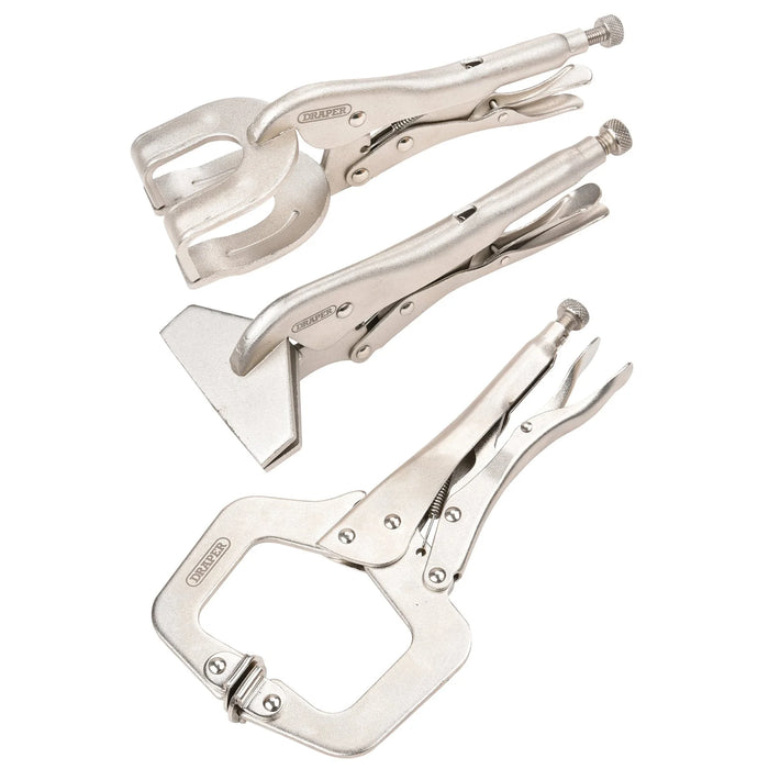 Draper Self Grip Clamp Kit (3 Piece) - 9013K